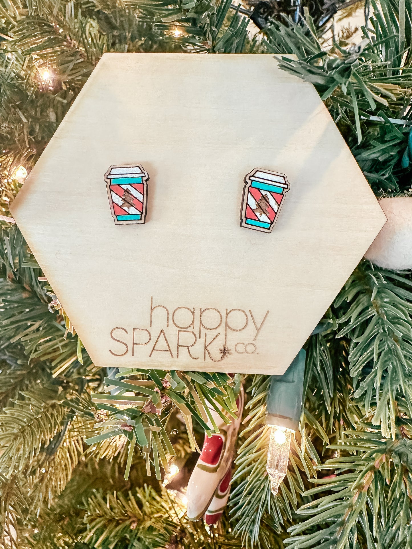 Merry Mocha Stud Earrings