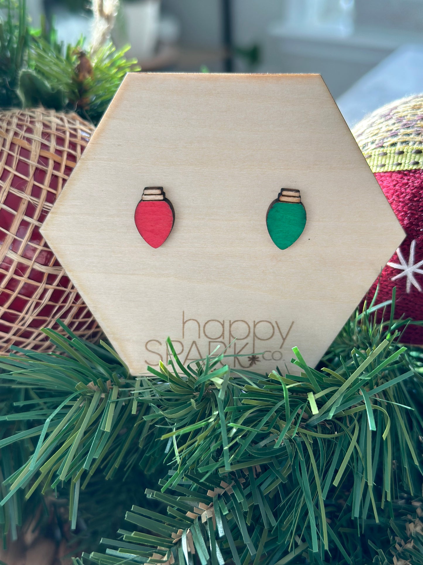 Holiday Glow Stud Earrings