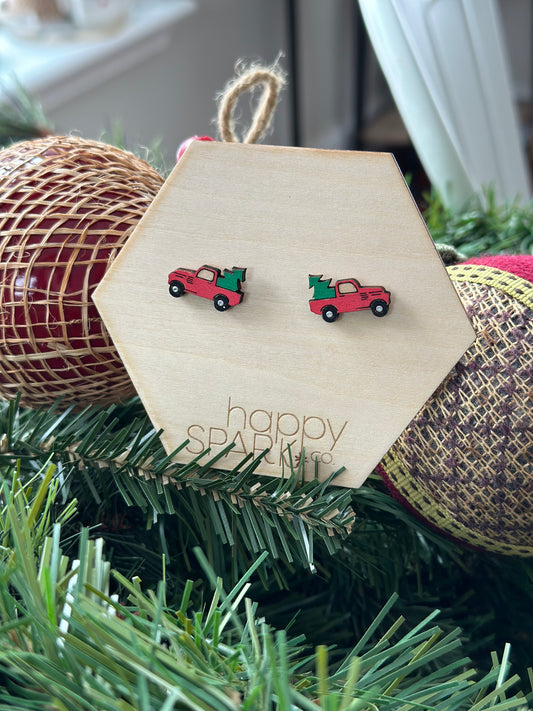 Haul-iday Cheer Stud Earrings